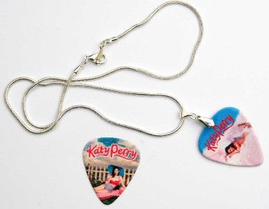 Katy Perry Silver Pick Necklace + 2 Sided Pick  