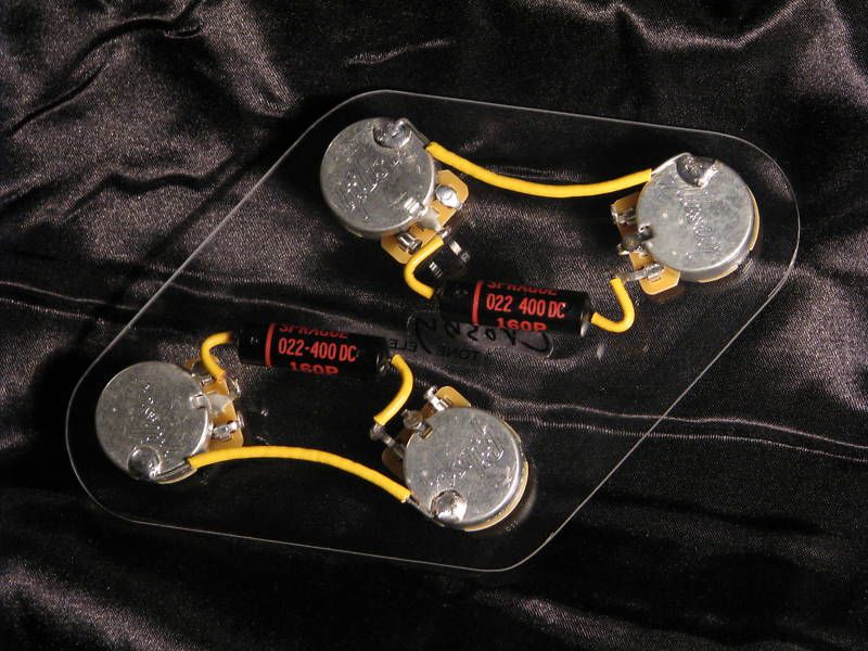Wiring Harness for Les Paul   Gibson Pots, Luxe Black Beauty PIO 