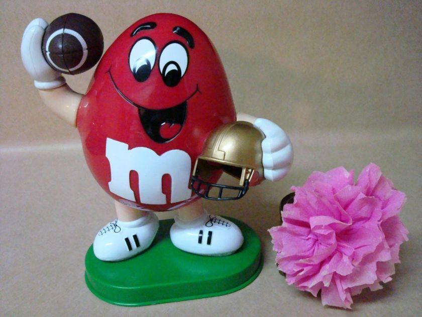 Candy Dispenser Red Football Player Mars Incorporated 1995  