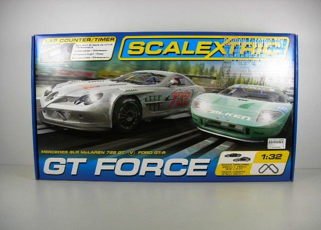 Scalextric GT FORCE Race Slot Car Track Set 132 Scale Mercedes VS 
