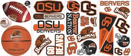 OREGON STATE BEAVERS Wall Stickers OSU Decals Room Car  