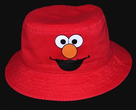 Sesame Street Elmo Cute Toddler Red Bucket Hat  