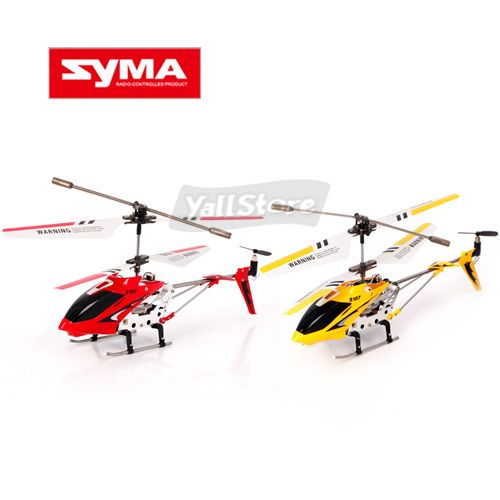 Syma S107g 3 Channel RC Helicopter 3CH Remote Control GYRO Red and 
