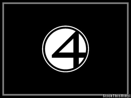 Fantastic Four Movie Logo Decal Vinyl Sticker (2x)  