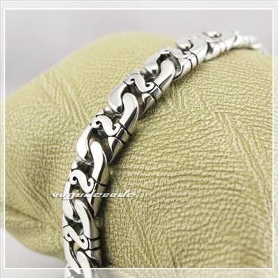 316L Stainless Steel Cool Mens Bracelet Chain 5D010  