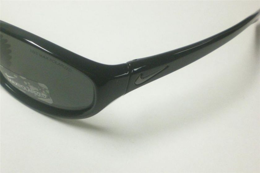 NEW NIKE DEBUT P EV0574 BLACK 001 SUNGLASSES POLARIZED  