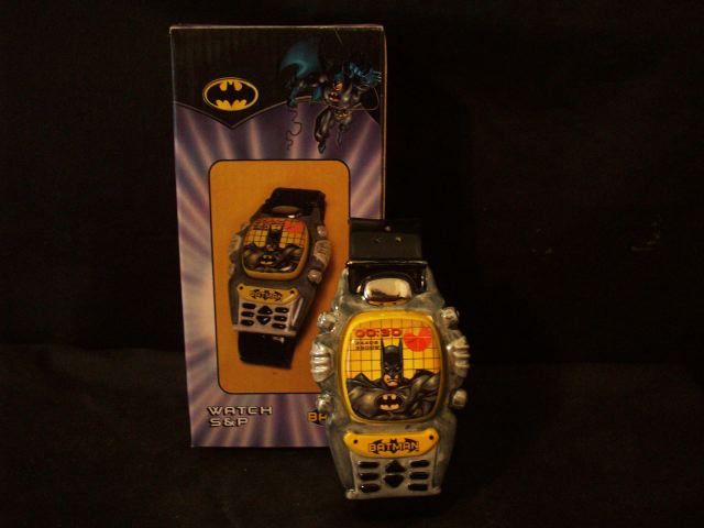 DC COMICS BATMAN WATCH SALT & PEPPER MIB #B797  