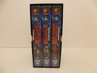 1995 Ltd Edition Box Set Star Wars Trilogy VHS (DVD)  