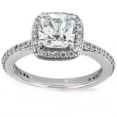 39 Carat F SI2 Cushion Cut GIA Certified Diamond Engagement Ring 